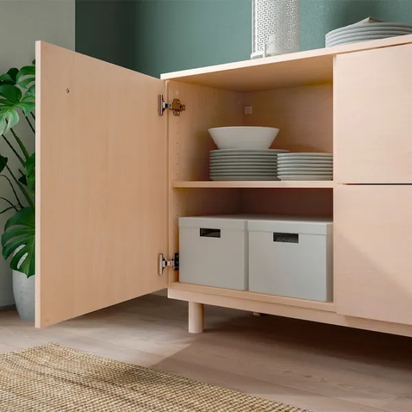Comodă Ikea Ersnas 79 x 180 x 44 / MDF / Imitație de mesteacăn photo 5 Comodă Ikea Ersnas 79 x 180 x 44 / MDF / Imitație de mesteacăn photo 5