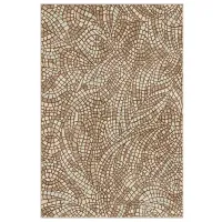 Covor Covoare Ungheni Geo Brown Beige / Acril