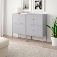 Comodă Ikea Lixhult 92 x 120 x 35 / Metal / Gray photo 4