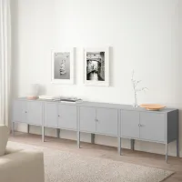 Comodă Ikea Lixhult 92 x 120 x 35 / Metal / Gray photo 5