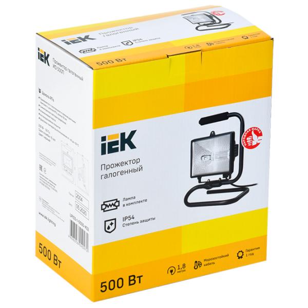Проектор IEK ИО500П Жёлтый / 4000лм photo 2 Проектор IEK ИО500П Жёлтый / 4000лм photo 2