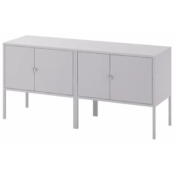 Комод Ikea Lixhult 57 x 120 x 35см / Металл / Серый  photo 1