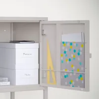 Comodă Ikea Lixhult 57 x 120 x 35 / Metal / Gray photo 2