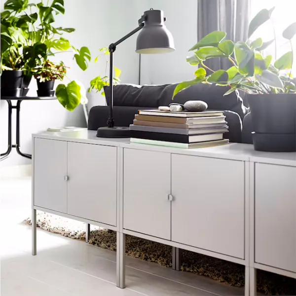 Комод Ikea Lixhult 57 x 120 x 35см / Металл / Серый  photo 4