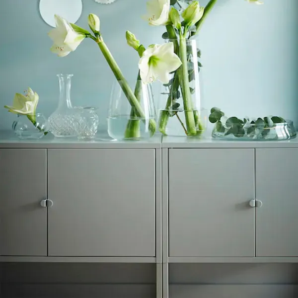 Комод Ikea Lixhult 57 x 120 x 35см / Металл / Серый  photo 5