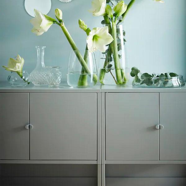 Комод Ikea Lixhult 57 x 120 x 35см / Металл / Серый  photo 5