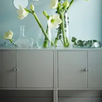 Comodă Ikea Lixhult 57 x 120 x 35 / Metal / Gray photo 5