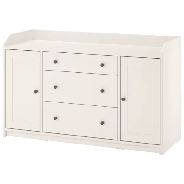 Комод Ikea Hauga 84 x 140 x 46см / МДФ / Белый photo 1 Комод Ikea Hauga 84 x 140 x 46см / МДФ / Белый photo 1