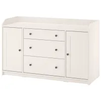 Комод Ikea Hauga 84 x 140 x 46см / МДФ / Белый