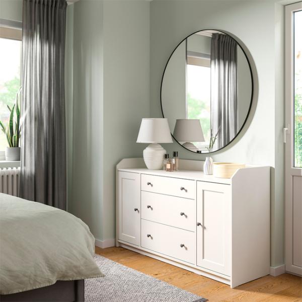 Комод Ikea Hauga 84 x 140 x 46см / МДФ / Белый photo 9 Комод Ikea Hauga 84 x 140 x 46см / МДФ / Белый photo 9
