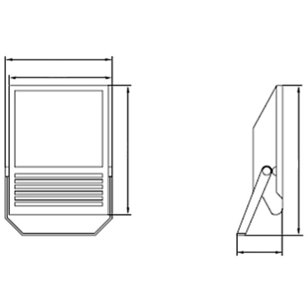 Proiector IEK ГО01-150-02 150Вт Rx7s White /  photo 2 Proiector IEK ГО01-150-02 150Вт Rx7s White /  photo 2