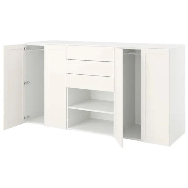 Комод Ikea Platsa 123 x 240 x 57см / МДФ / Белый photo 1