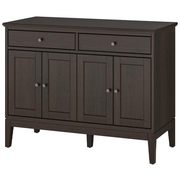 Comodă Ikea Idanas 95 x 124 x 50 / MDF / Maro-închis vopsit photo 1