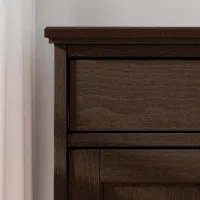 Comodă Ikea Idanas 95 x 124 x 50 / MDF / Maro-închis vopsit photo 2