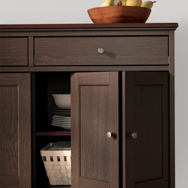 Comodă Ikea Idanas 95 x 124 x 50 / MDF / Maro-închis vopsit photo 4
