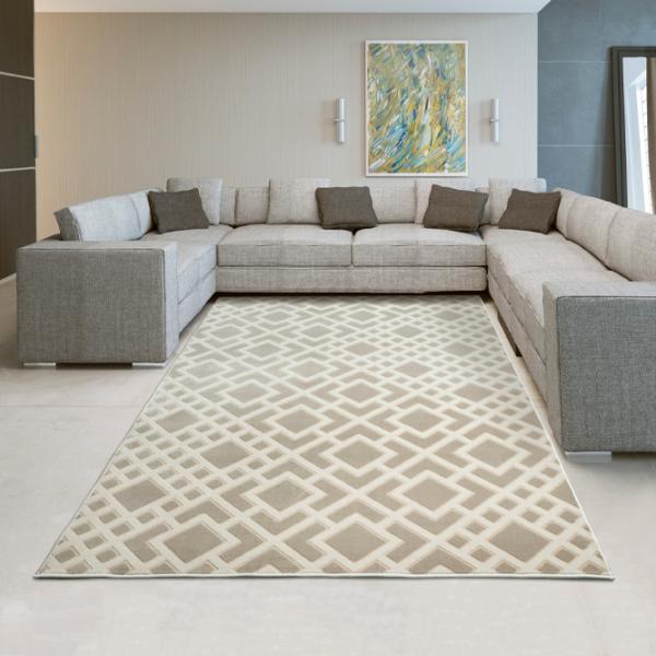 Ковер Covoare Ungheni Geo Beige Grey / Акрил photo 4