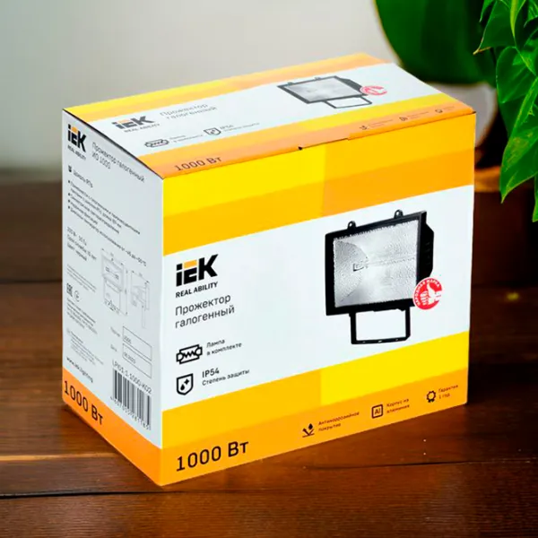 Проектор IEK ИО1000 Жёлтый /  photo 4 Проектор IEK ИО1000 Жёлтый /  photo 4