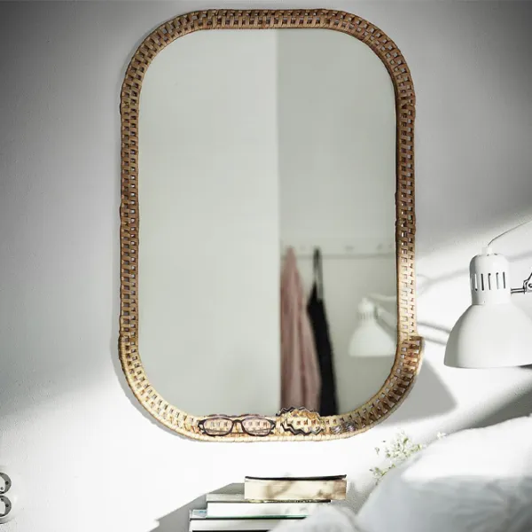 Oglindă Ikea Sommarbo  Bambus / Oval photo 2