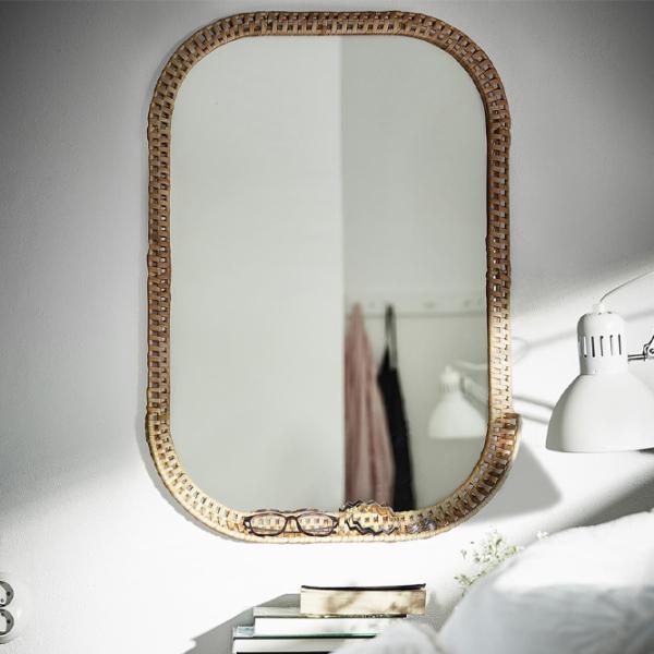 Oglindă Ikea Sommarbo  Bambus / Oval photo 2