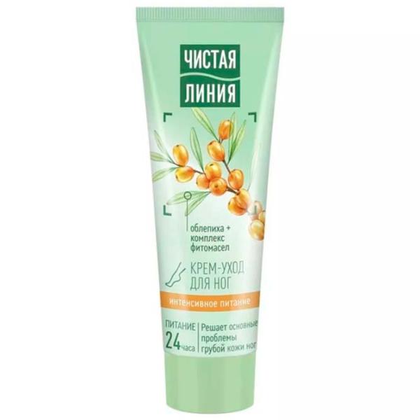 Cremă pentru picioare Чистая Линия Nutriție intensivă 0.075l photo 1