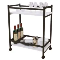 Măsuță de servire Prestige 5746305  Dreptunghiulară / Metal