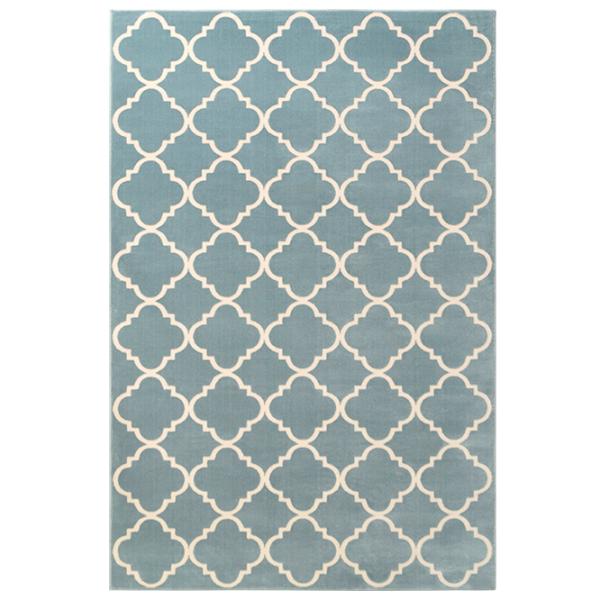 Covor Covoare Ungheni Geo Blue Beige / Acril photo 1