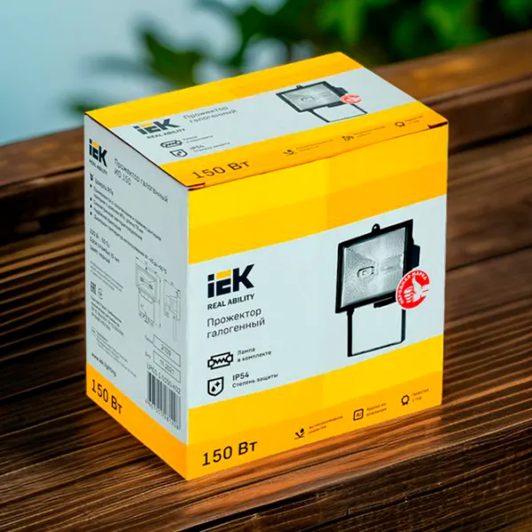 Проектор IEK ИО150 Жёлтый /  photo 4 Проектор IEK ИО150 Жёлтый /  photo 4