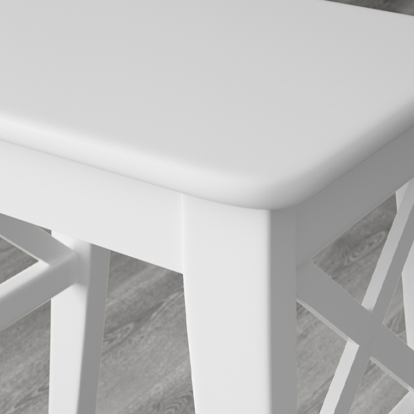 Табурет Ikea Ingolf Белый photo 2