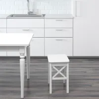 Taburetă Ikea Ingolf White photo 3