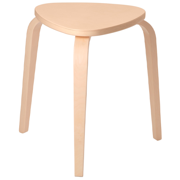 Taburetă Ikea Kyrre Lemn natural photo 1