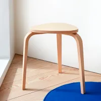 Taburetă Ikea Kyrre Lemn natural photo 2
