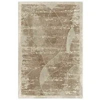 Covor Covoare Ungheni Geo Grey Beige / Acril