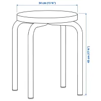 Taburetă Ikea Domsten Natural photo 5