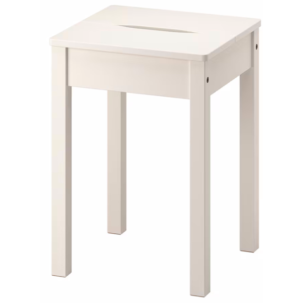 Табурет Ikea Hauga Белый photo 1