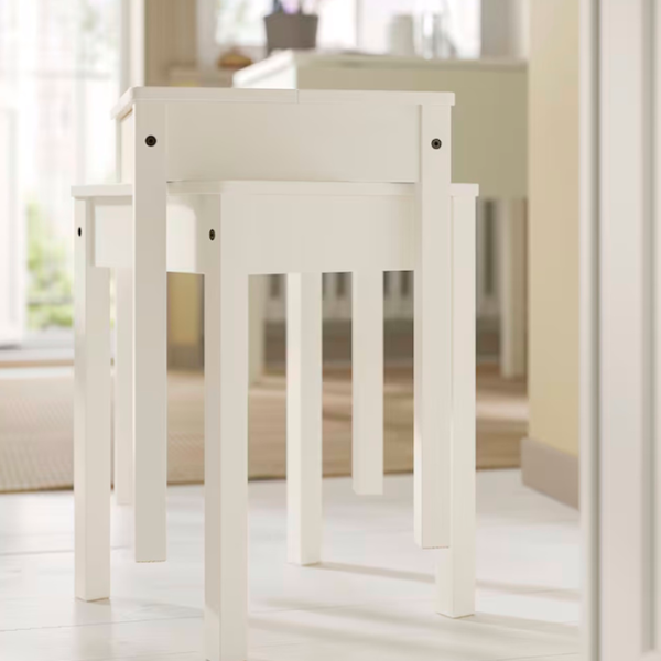 Табурет Ikea Hauga Белый photo 4