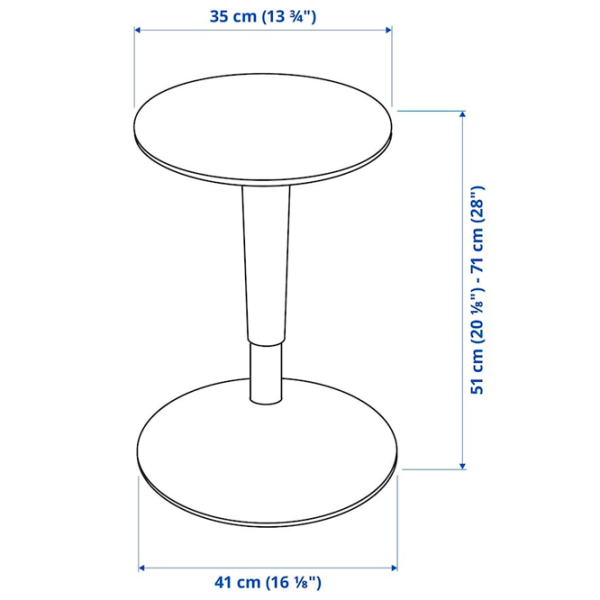 Кухонный стул Ikea Nilserik Ткань/ Синий White photo 6
