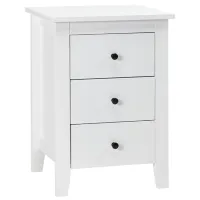 Тумбочки Costway HW61313WH  65 x 46 x 37см / ЛДСП / White