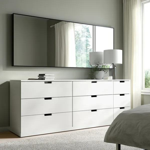 Зеркало Ikea Hovet  Металл / Прямоугольная photo 3
