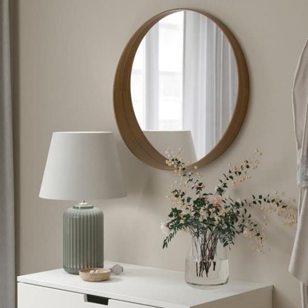 Oglindă Ikea Stockholm  MDF / Rotundă photo 2 Oglindă Ikea Stockholm  MDF / Rotundă photo 2