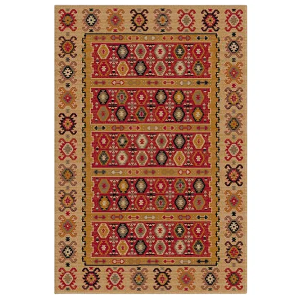 Covor Covoare Ungheni Berber Brown Red / Poliester photo 1