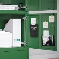 Dulap penal Ikea Idasen 172 x 47 x 45 / Metal / Verde - Închis photo 4