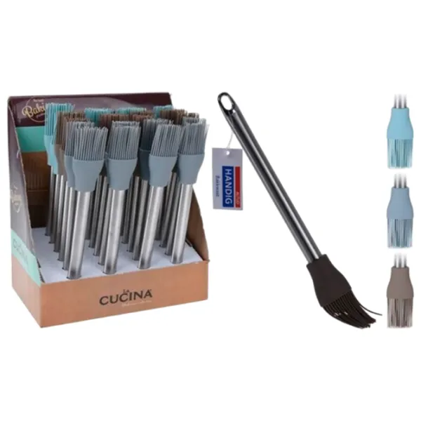 Pensulă culinară Cucina 38806 Silicon / Silver photo 1 Pensulă culinară Cucina 38806 Silicon / Silver photo 1