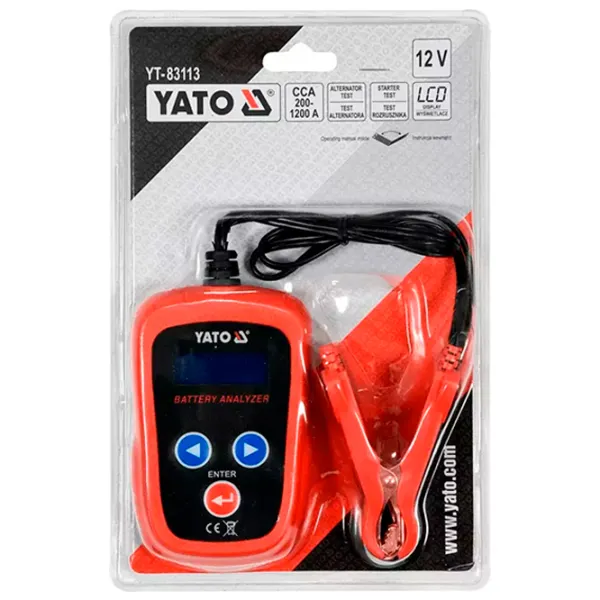 Тестер для аккумулятора Yato YT-83113 Цифровой /  photo 5