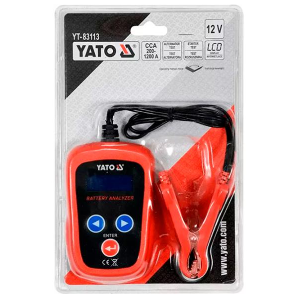 Тестер для аккумулятора Yato YT-83113 Цифровой /  photo 5