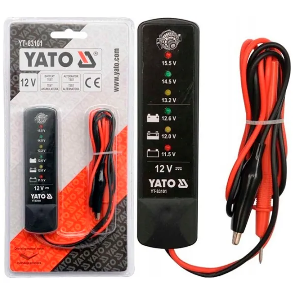 Tester pentru acumulator Yato YT-83101 Digital /  photo 2