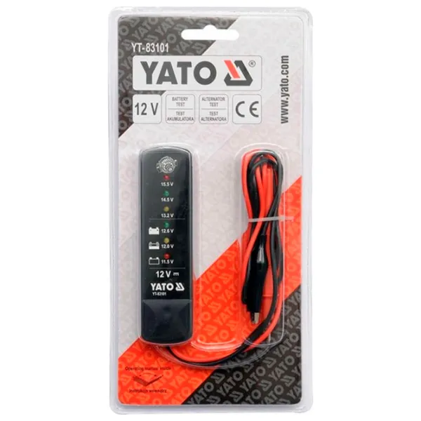 Tester pentru acumulator Yato YT-83101 Digital /  photo 3