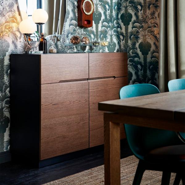 Комод Ikea Klackenas 97 x 120 x 41.5см / МДФ / Коричневый  photo 3