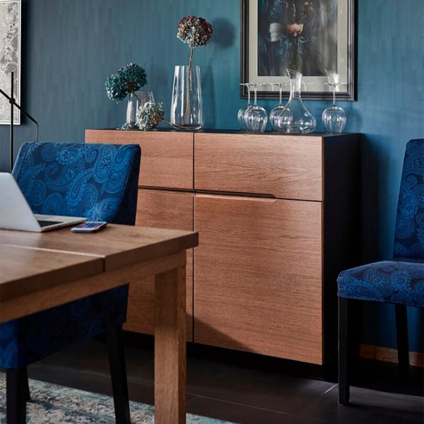 Комод Ikea Klackenas 97 x 120 x 41.5см / МДФ / Коричневый  photo 4