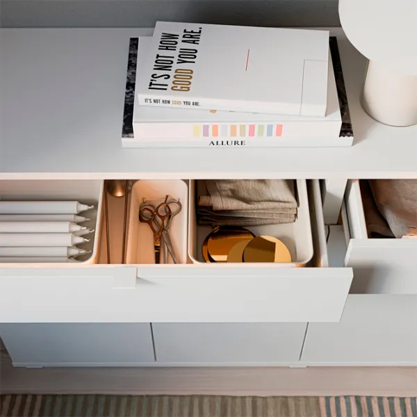 Комод Ikea Vihals 75 x 140 x 37см / МДФ / Белый photo 3