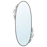 Oglindă Ikea Ekne  Metal / Oval